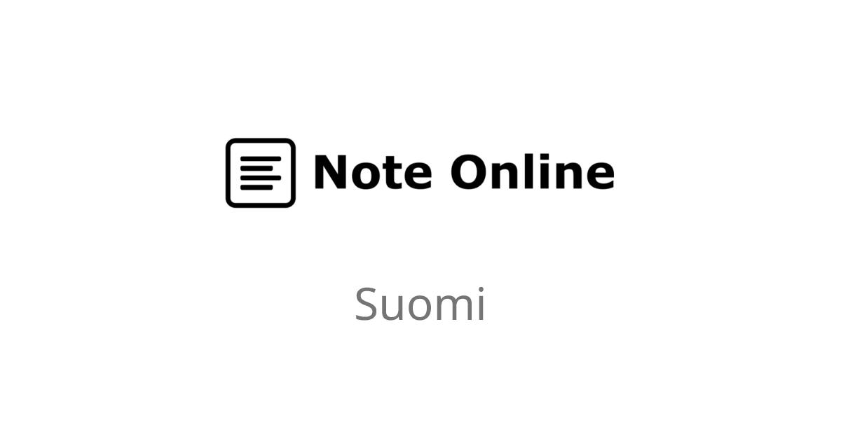 Ilmainen online-muistio